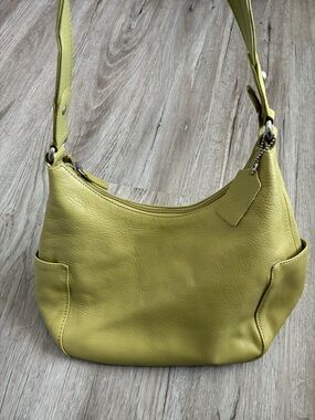 St. John's Bay Chartreuse Green Leather Shoulder Bag